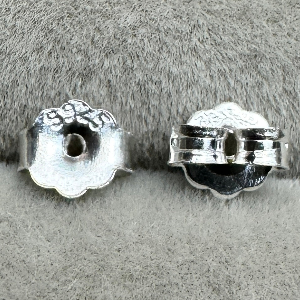 Aretes Corazón Azul Y Pavé Tiff