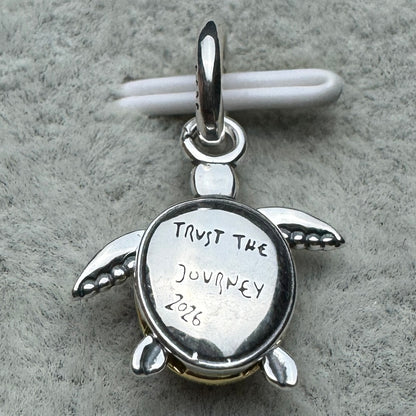 Charm Colgante Tortuga Rosa