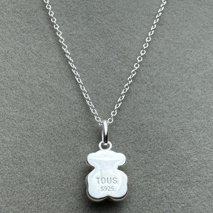 Collar Tous Oso Blanco Nácar 45 cm (Ajustable A 40 cm)