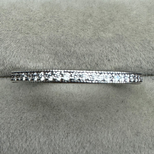 Anillo Brillante Corazones Laterales