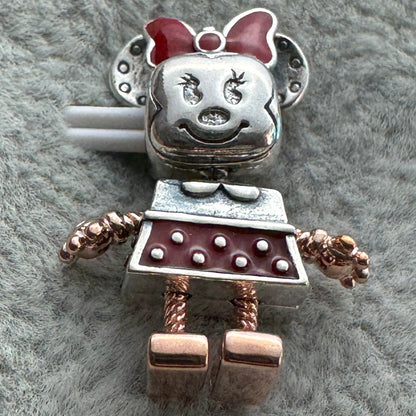 Charm Minnie Robot Movible Disney