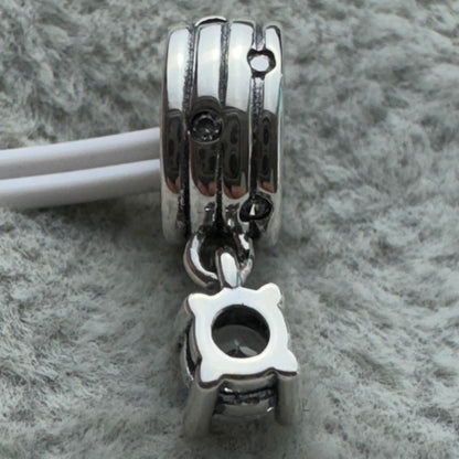 Charm Pavé Colgante Transparente