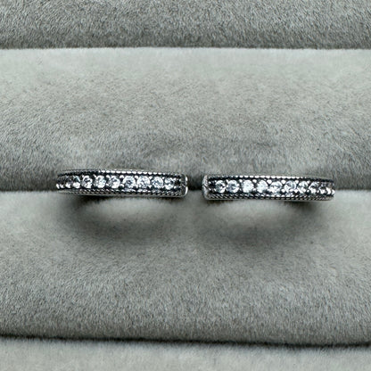 Aretes De Aro Corazones En Pavé