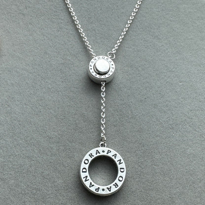 Collar Disco Brillante 70 cm (Ajustable Al Largo Deseado)