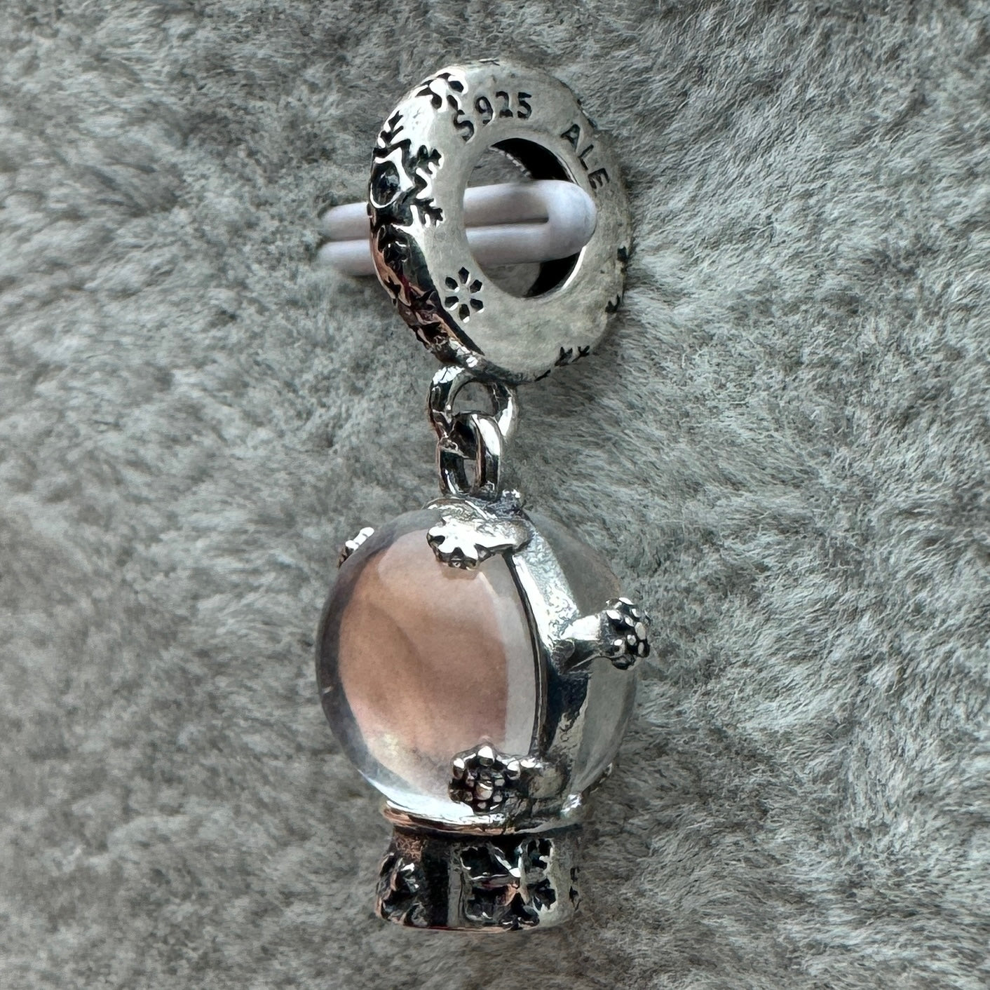 Charm Colgante Copo De Bola De Nieve