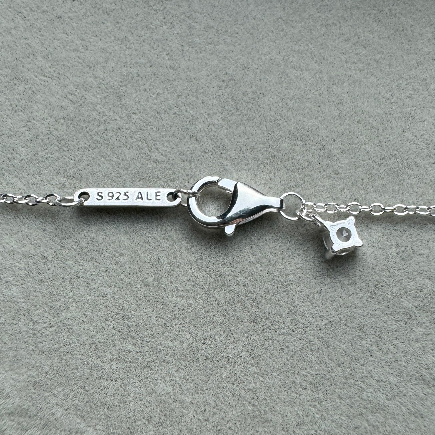 Collar Doble Halo Brillante 45 cm (Ajustable A 44, 42 Y 39 cm)