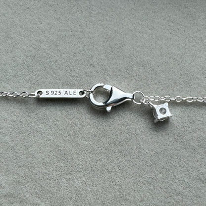 Collar Doble Halo Brillante 45 cm (Ajustable A 44, 42 Y 39 cm)