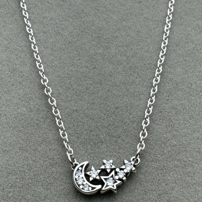 Collar Estrella Y Luna 45 cm (Ajustable A 42 Y 37 cm)