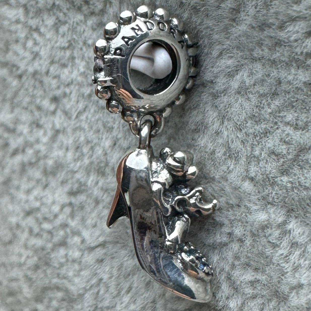 Charm Colgante Zapatilla Y Ratones De Princesa Cenicienta Disney