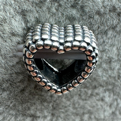 Charm Corazón En Filigrana