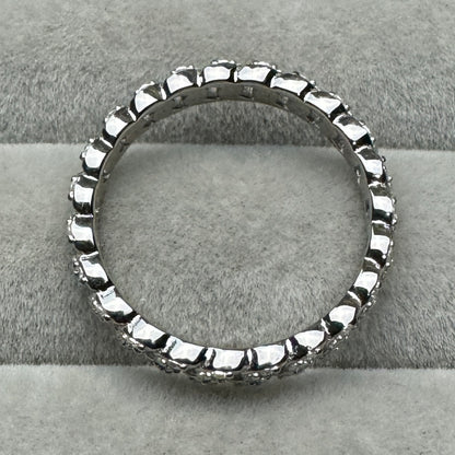 Anillo Cubano Moissanita