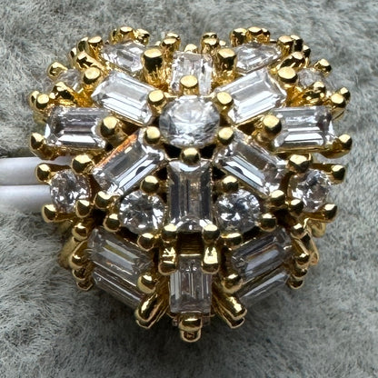 Charm Corazón Brillante Dorado