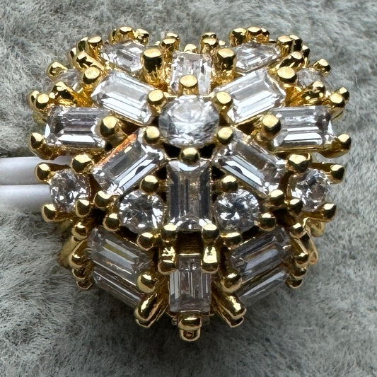 Charm Corazón Brillante Dorado
