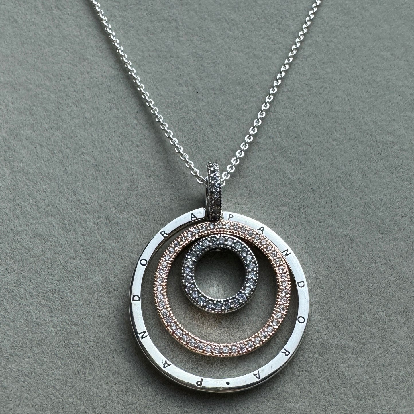 Collar Doble Disco Logotipo Y Pavé Giratorio 60 cm (Ajustable A 55 Y 50 cm)