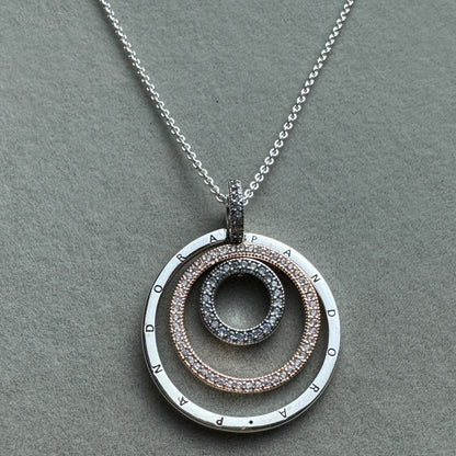 Collar Doble Disco Logotipo Y Pavé Giratorio 60 cm (Ajustable A 55 Y 50 cm)