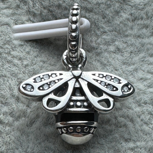 Charm Colgante Abeja Brillante