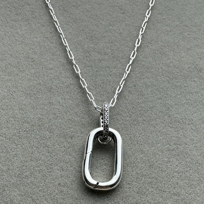 Collar Eslabones Pequeños Con Eslabón 50 cm (Ajustable A 45 Y 40 cm)