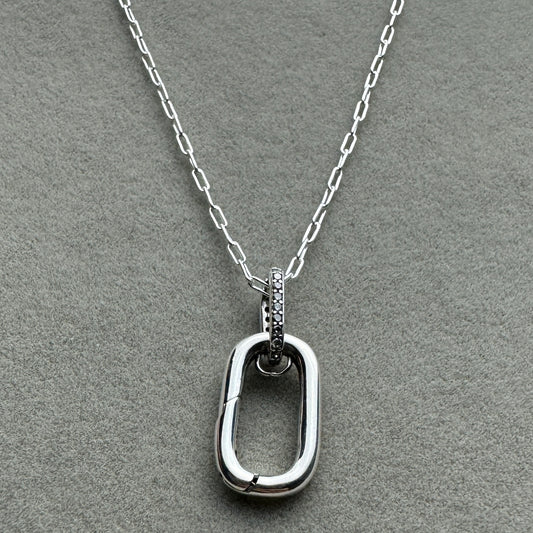 Collar Eslabones Pequeños Con Eslabón 50 cm (Ajustable A 45 Y 40 cm)