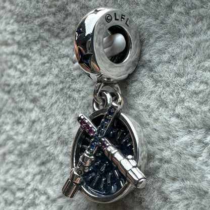 Charm Colgante Doble Sables Star Wars Disney