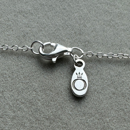 Collar Pavé Corazón Y Alas De Ángel 45 cm (Ajustable a 42 y 39 cm)