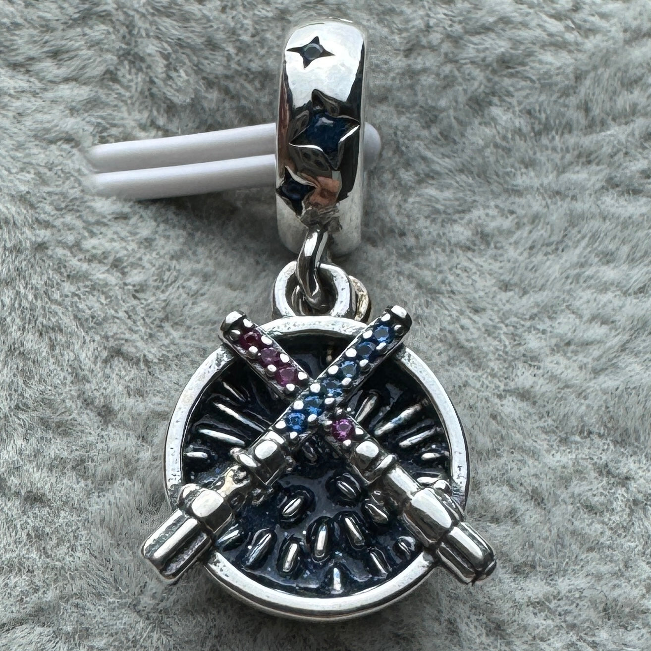 Charm Colgante Doble Sables Star Wars Disney