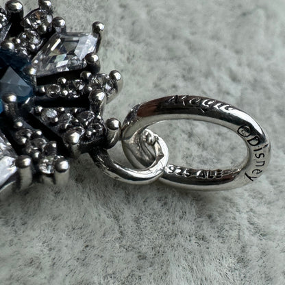 Charm Colgante Copo De Nieve Brillante Azul Frozen Disney