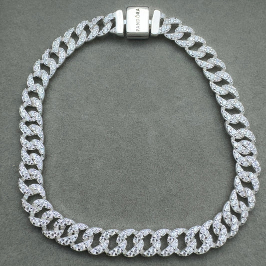 Brazalete Cubano Con Pavé