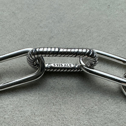 Brazalete Eslabones Broche Redondo (Se Abren 3 Eslabones)