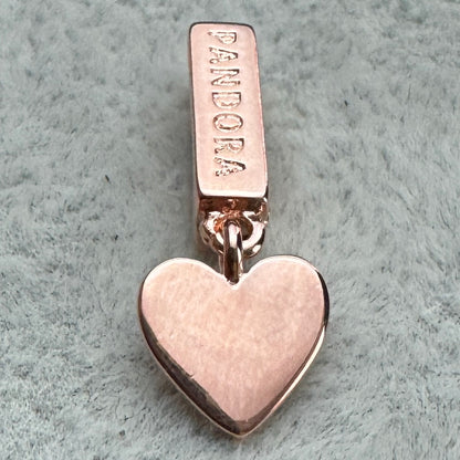 Charm Reflexions Corazon Rosa Colgante