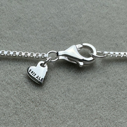 Collar Corazón de Diseño Libre Resplandeciente Baño Oro Rosa 45 cm (Ajustable A 42.5 y 40 cm)