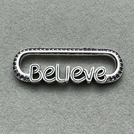 Charm Letras Believe Pandora Me