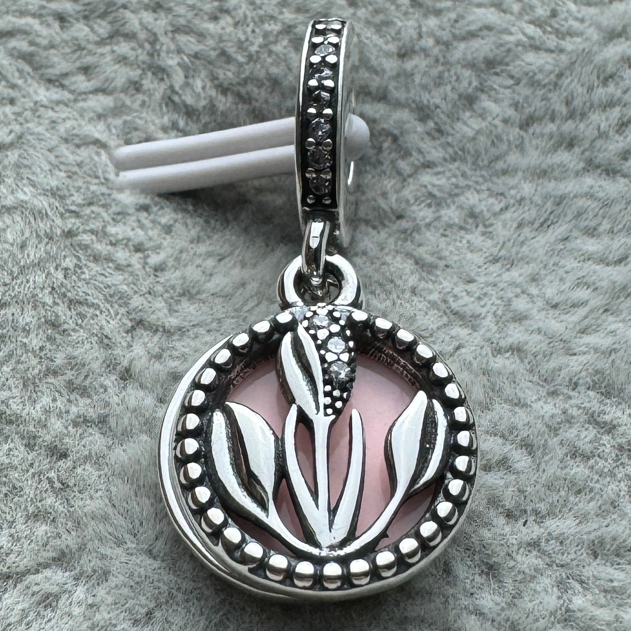 Charm Colgante Doble Tulipanes