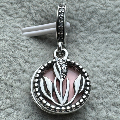 Charm Colgante Doble Tulipanes