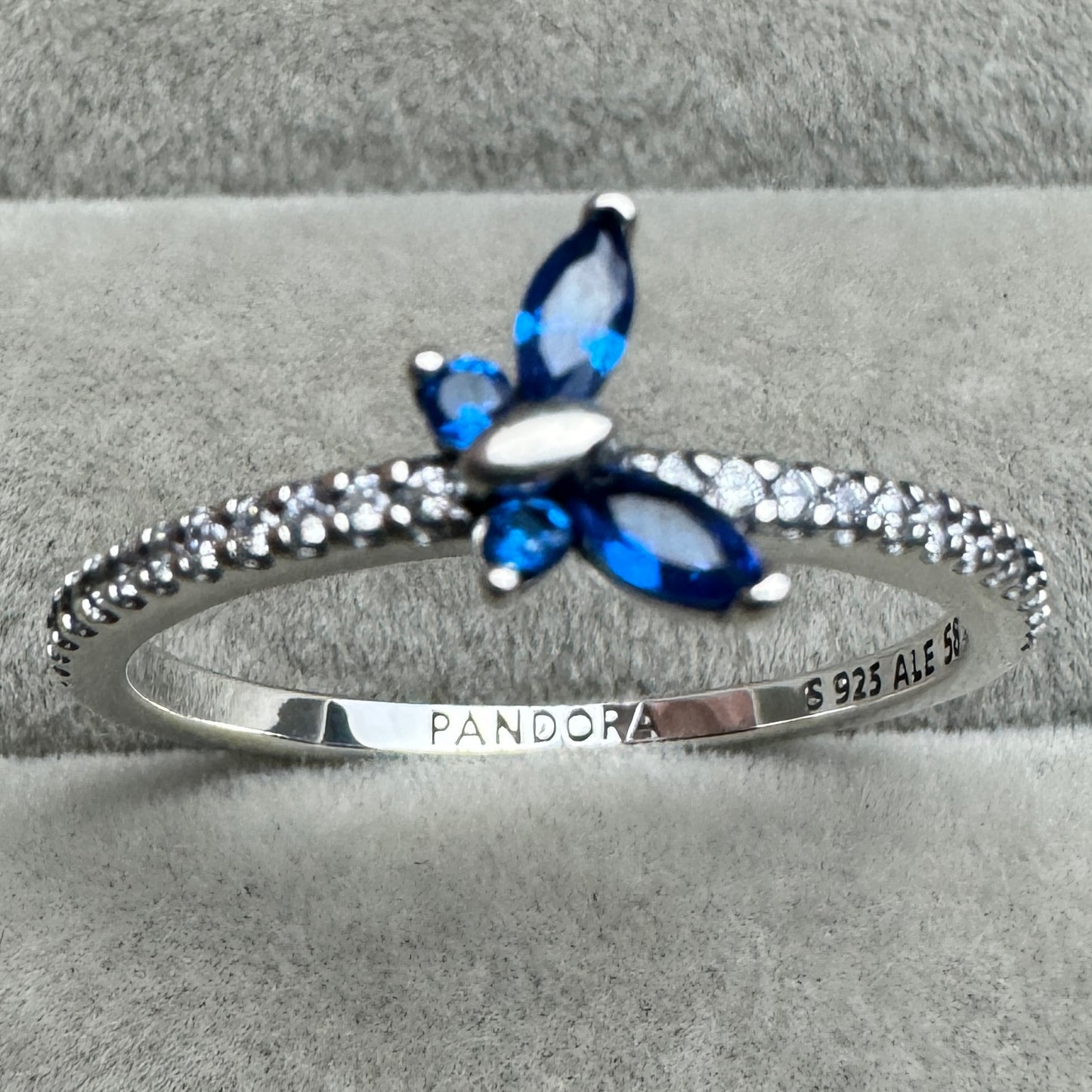 Anillo Mariposa Azul