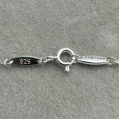 Collar Colgante Llave Con Placa Estilo Corazón Tiff 45 cm