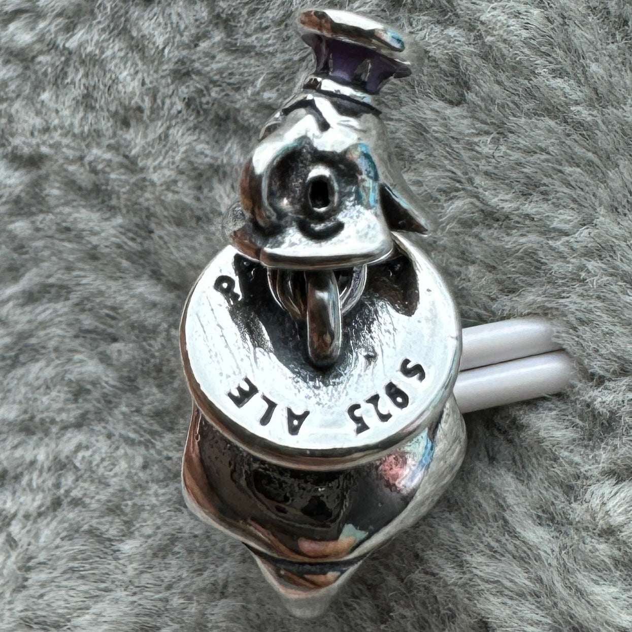 Charm Colgante Señora Potts Y Chip La Princesa Bella Y La Bestia Disney