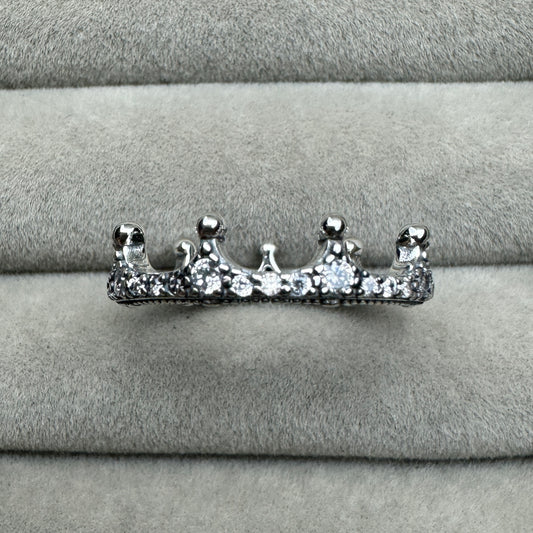 Anillo Corona Pavé