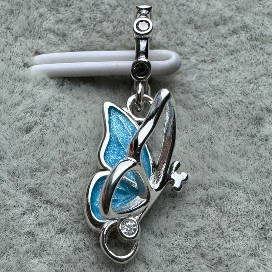 Charm Colgante Mariposa Y Llave