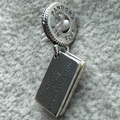 Charm Colgante Doble Carta Harry Potter