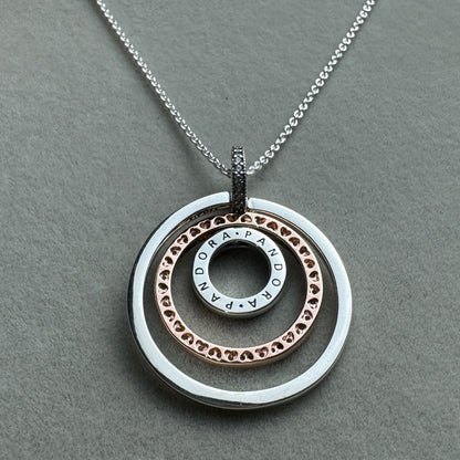 Collar Doble Disco Logotipo Y Pavé Giratorio 60 cm (Ajustable A 55 Y 50 cm)