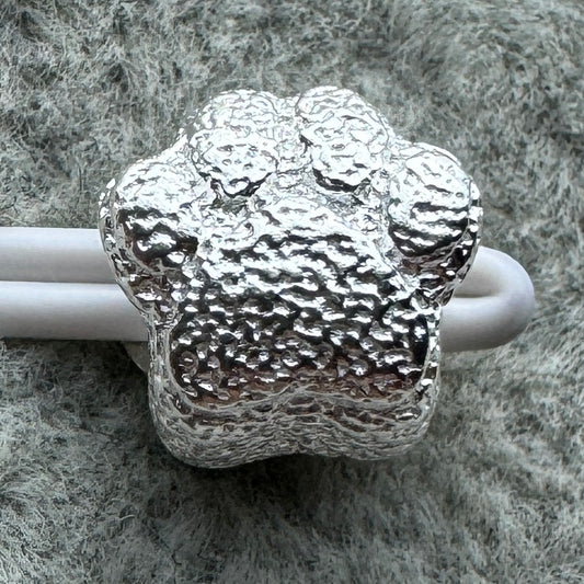 Charm Mini Huella De Perro Texturizada