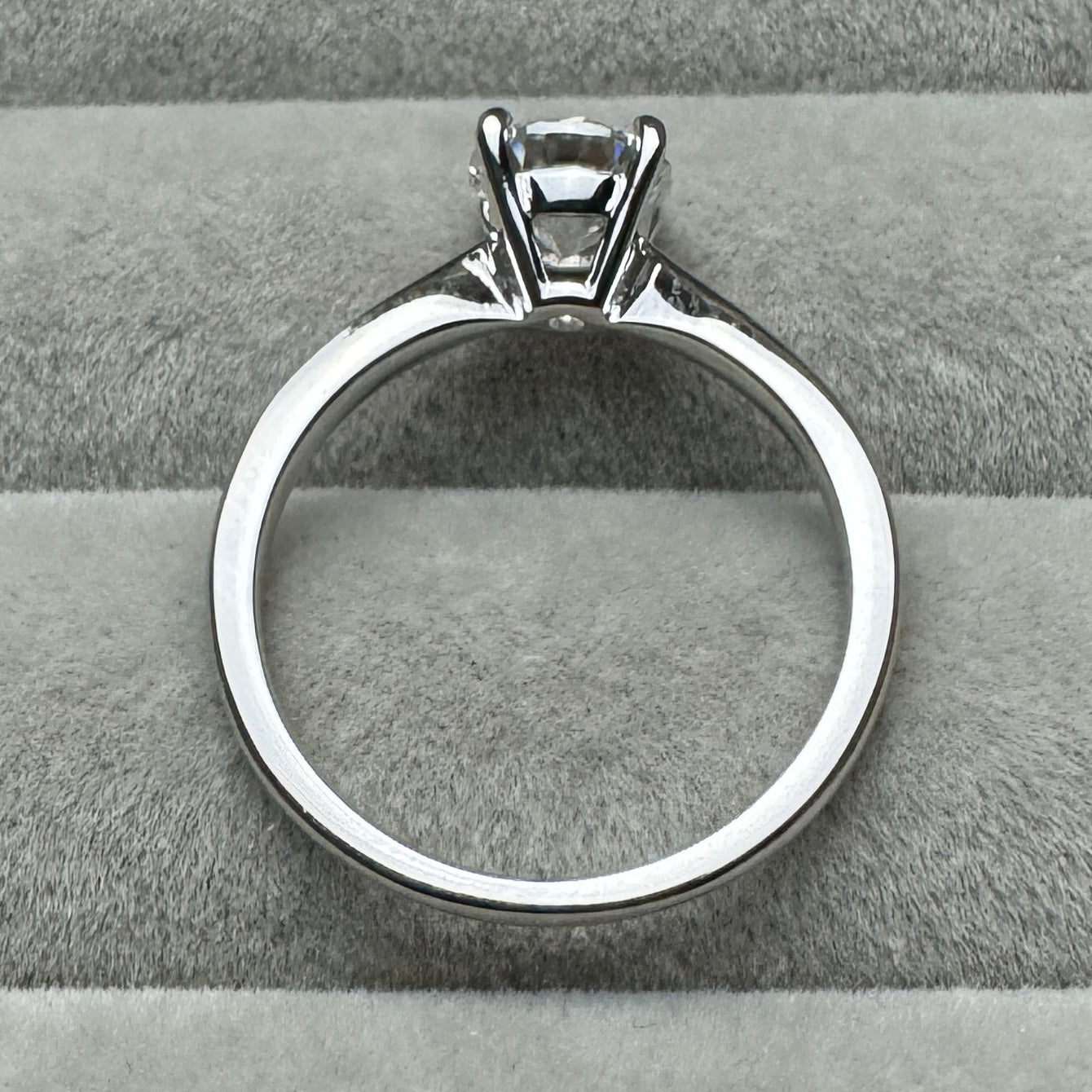 Anillo Círculo Moissanita