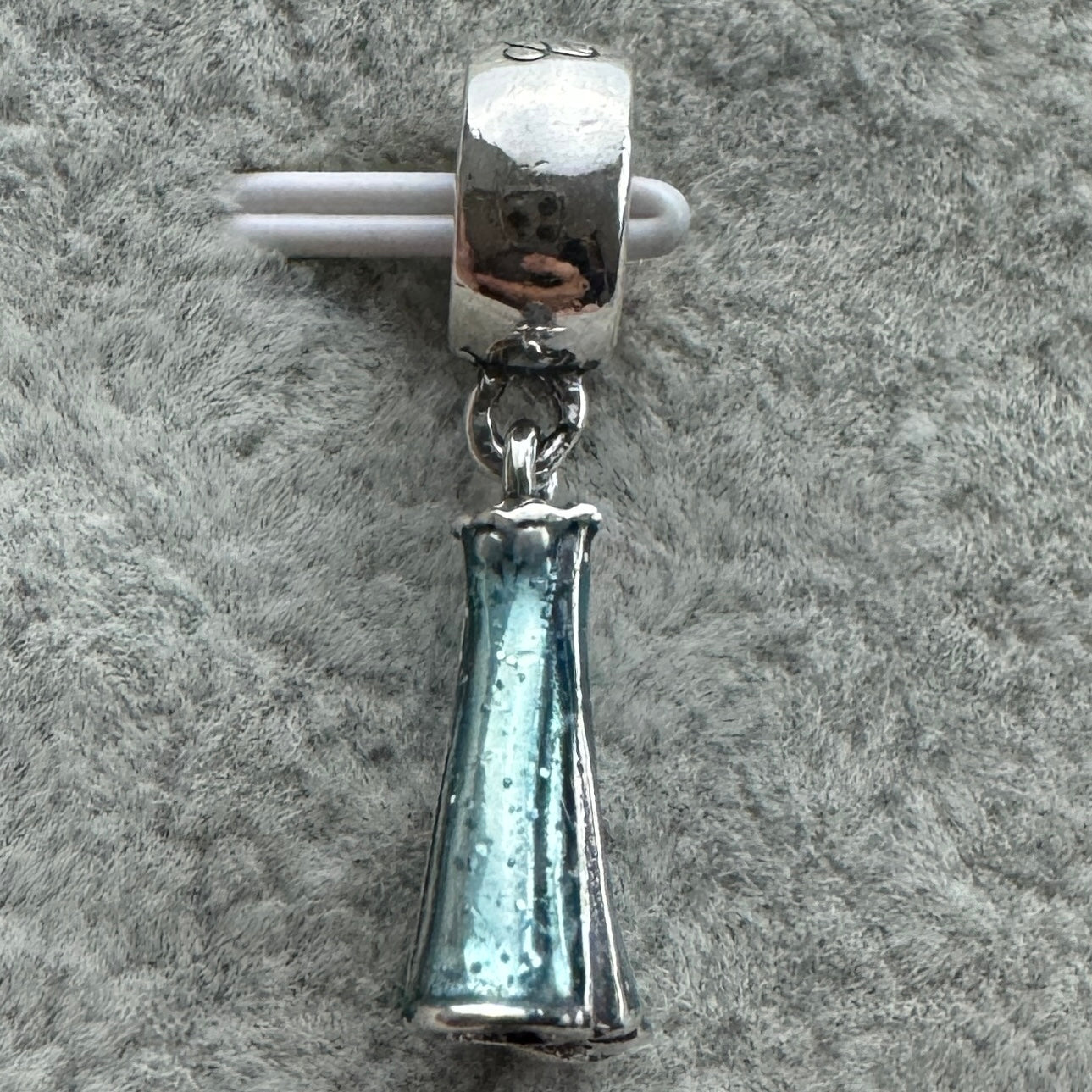 Charm Colgante Vestido Azul De Elsa