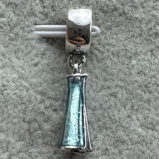 Charm Colgante Vestido Azul De Elsa