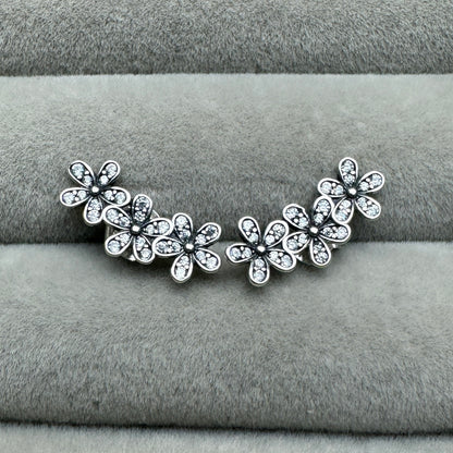 Aretes Flores Brillantes