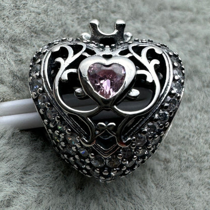 Charm Corazón Corona Real