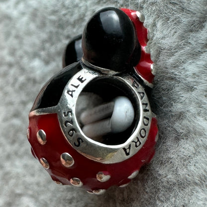 Charm Silueta Minnie Redondo Rojo Disney