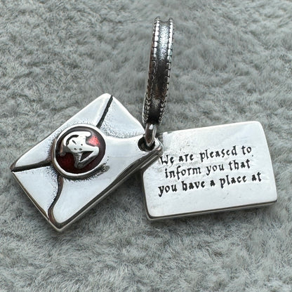 Charm Colgante Doble Carta Harry Potter