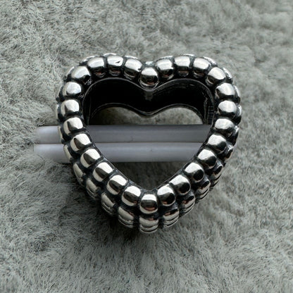 Charm Corazón En Filigrana