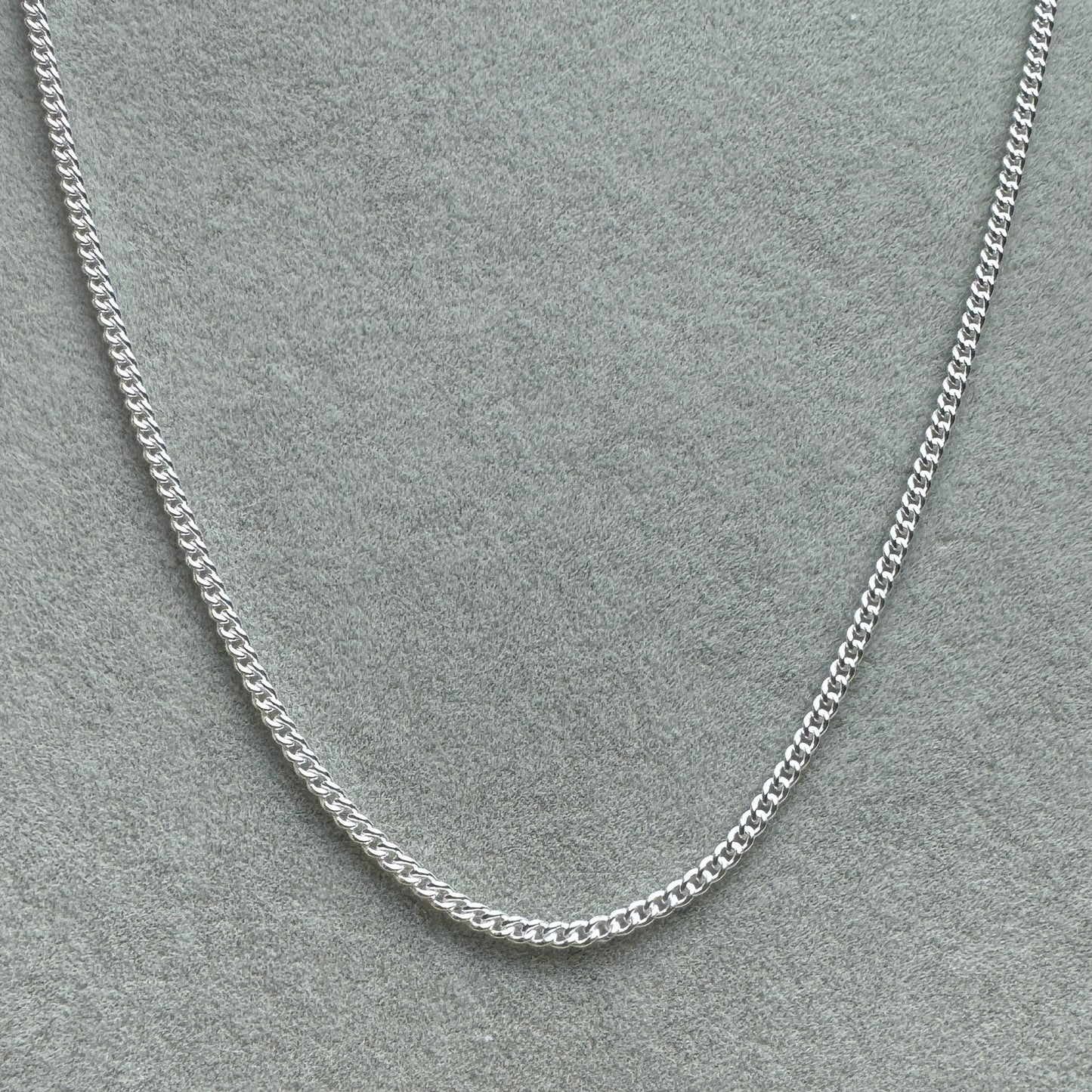 Collar Cadena De Bordillo 60 cm (Ajustable Al Largo Deseado)